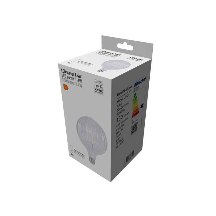 LED-pære Stripes 1,4 W E27